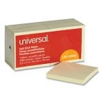 Universal Standard 3x3 Yellow Self-Stick Note Pads 12ct