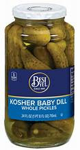Best Yet Baby Kosher Baby Dill Whole Pickles 24oz