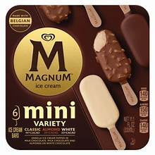 Magnum Mini Variety Ice Cream Bars 6 ct