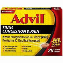 Advil Sinus Congestion & Pain 20ct