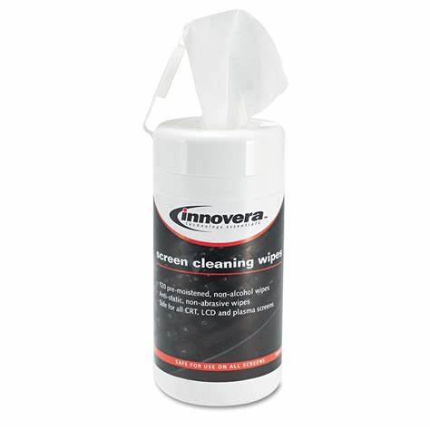 Innovera Screen Cleaning Pop-Up Wipes 120ct