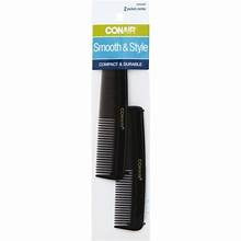 Conair Fine Tooth Combs 2 ct