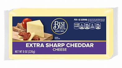 Best Yet Extra Sharp White Cheddar Cheese 16oz Block