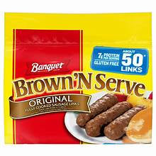 Banquet Brown N Serve Original Fully Cooked Sausage Links 50ct 32oz