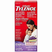 Infants' Tylenol Pain + Fever Grape 2 fl oz