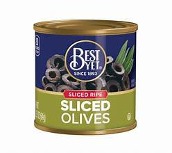 Best Yet Sliced Black Olives 2.25oz