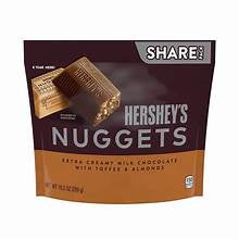 Hershey's Nuggets Milk Chocolate with Toffee & Almonds 10.2 oz