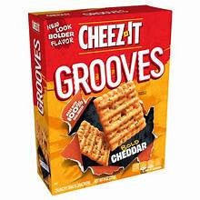 Cheez It Grooves Original Cheddar Crackers 9 oz