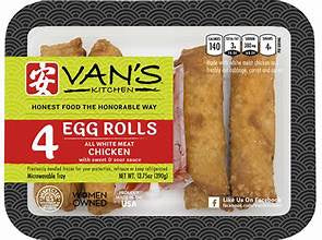 Van's Kitchen Chicken Egg Rolls 4ct