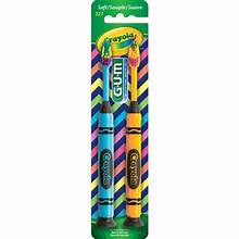 GUM Crayola Junior Toothbrush Soft 2 ct