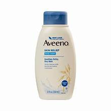 Aveeno Skin Relief Body Wash Fragrance Free 12 oz