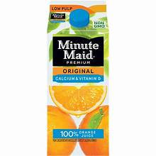 Minute Maid 100% Orange Juice with Calcium + Vitamin D Low Pulp  59oz