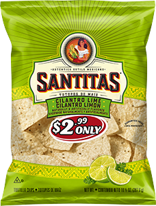 Santitas Cilantro Lime Tortilla Chips 10.5oz