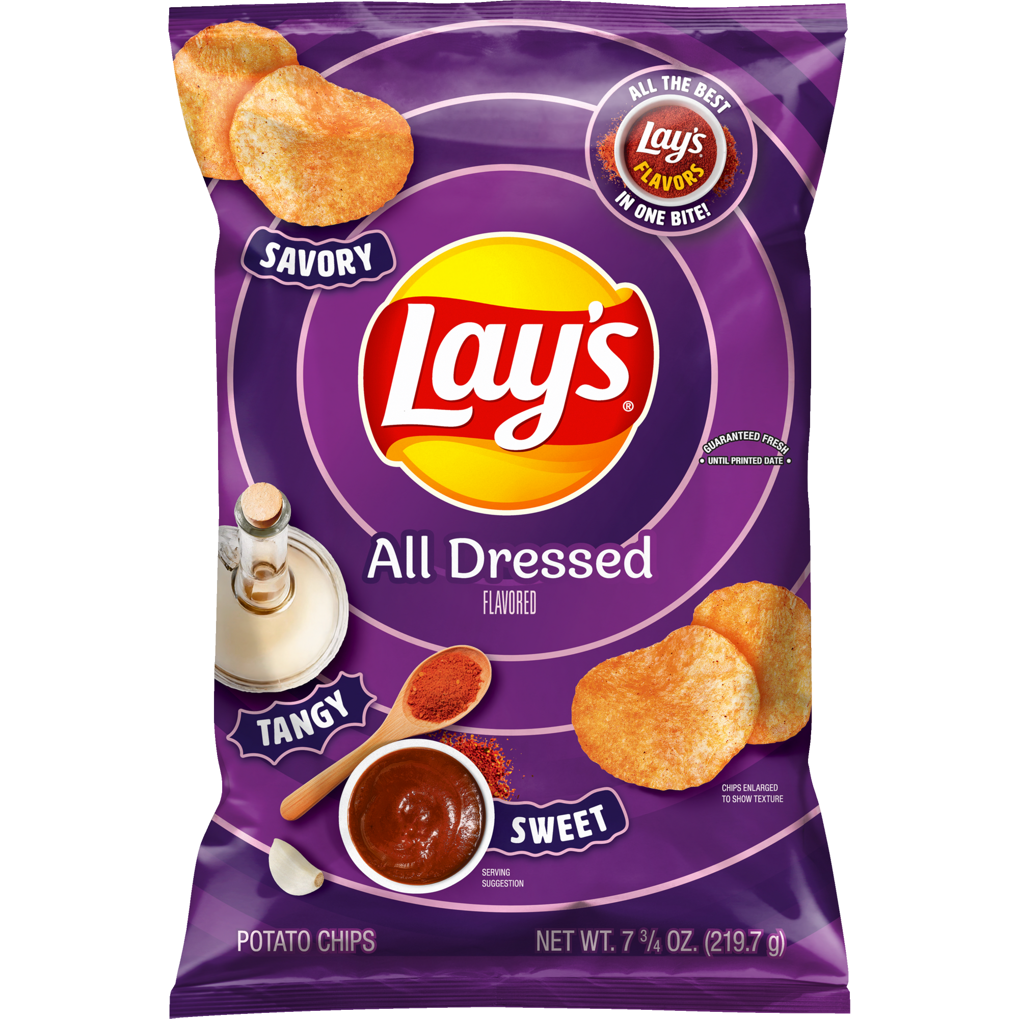 Lay's All Dressed Chips 7.25oz