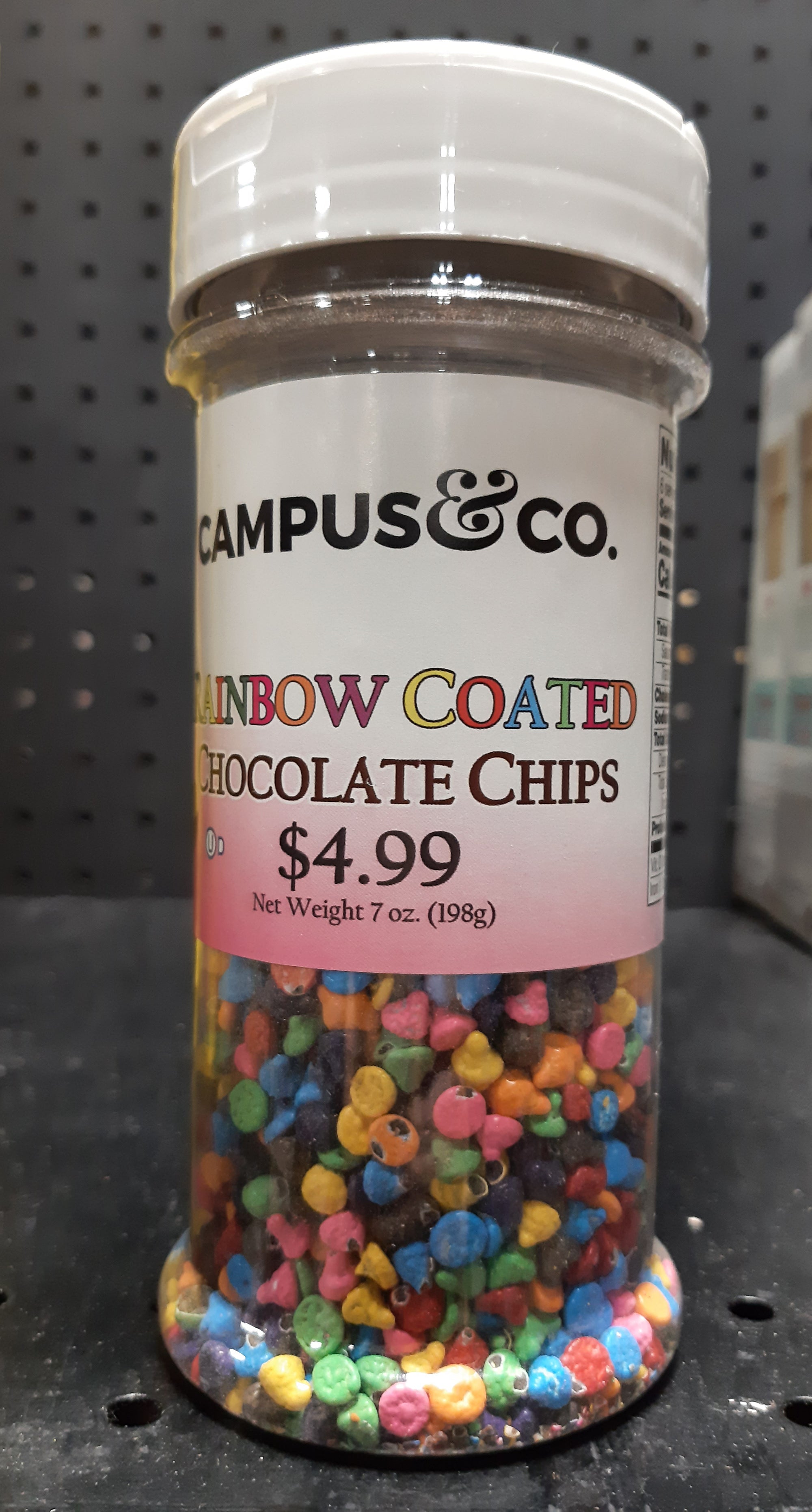 Campus & Co. Rainbow Coated Chocolate Chips 7oz