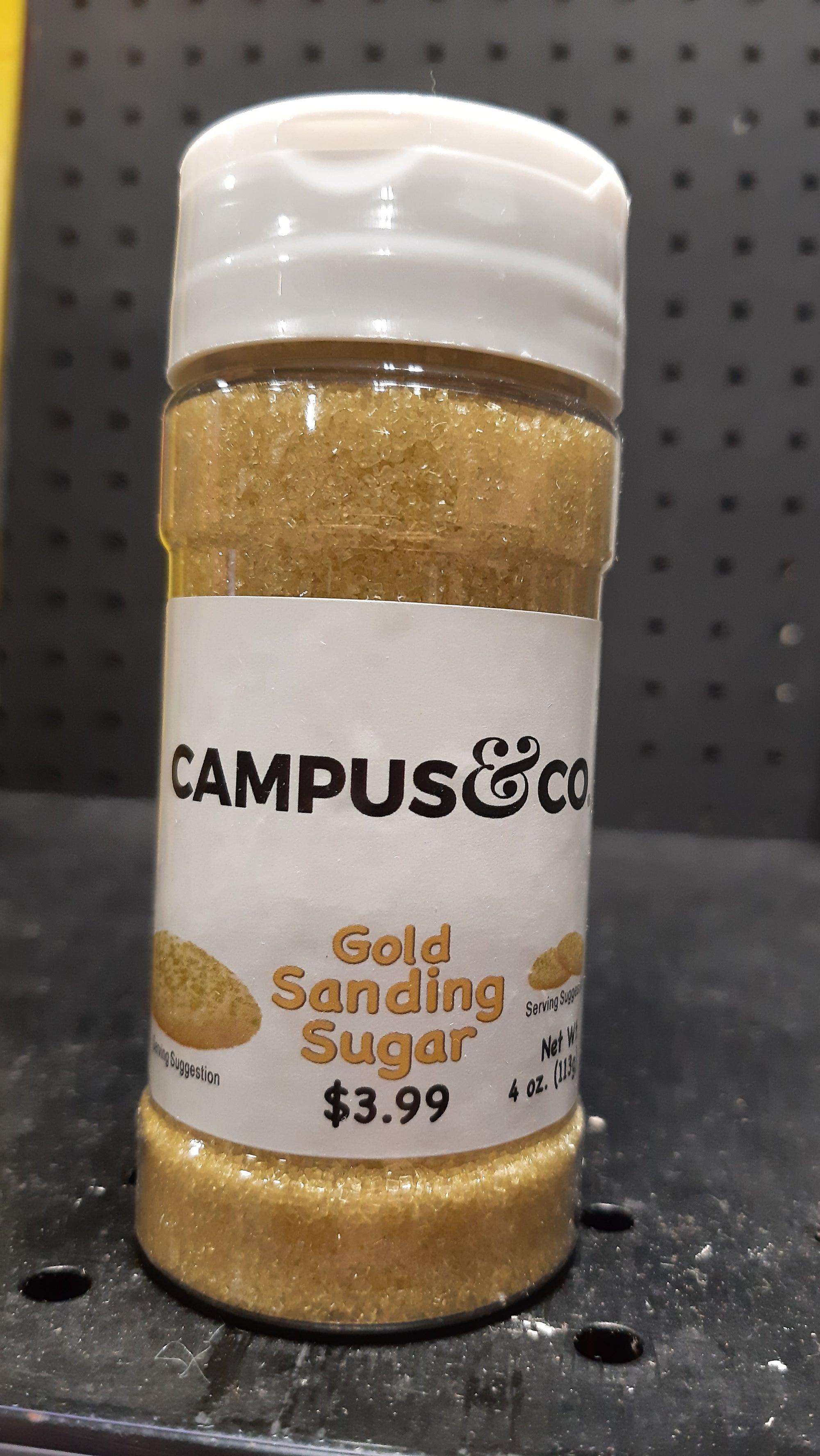 Campus & Co. Gold Sanding Sugar 4oz