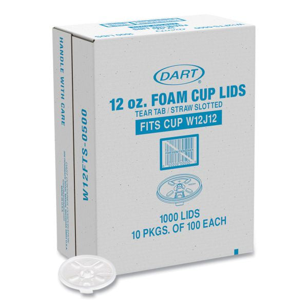 Dart Plastic Tear-Tab Lids 1000ct