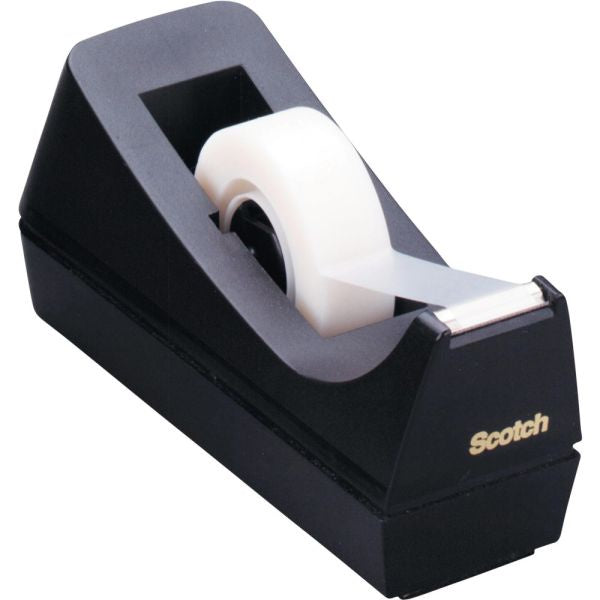 Scotch Desktop Tape Dispenser Black