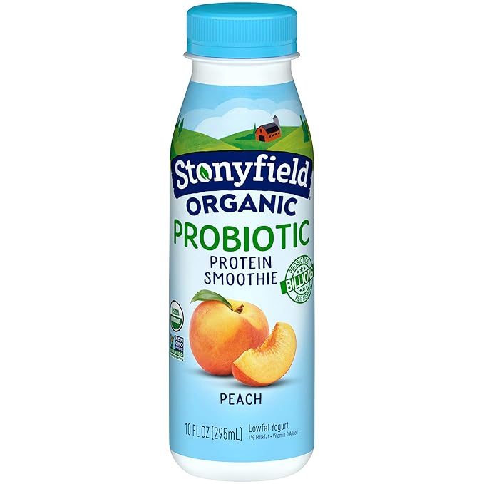 Stonyfield Organic Peach Smoothie 10oz