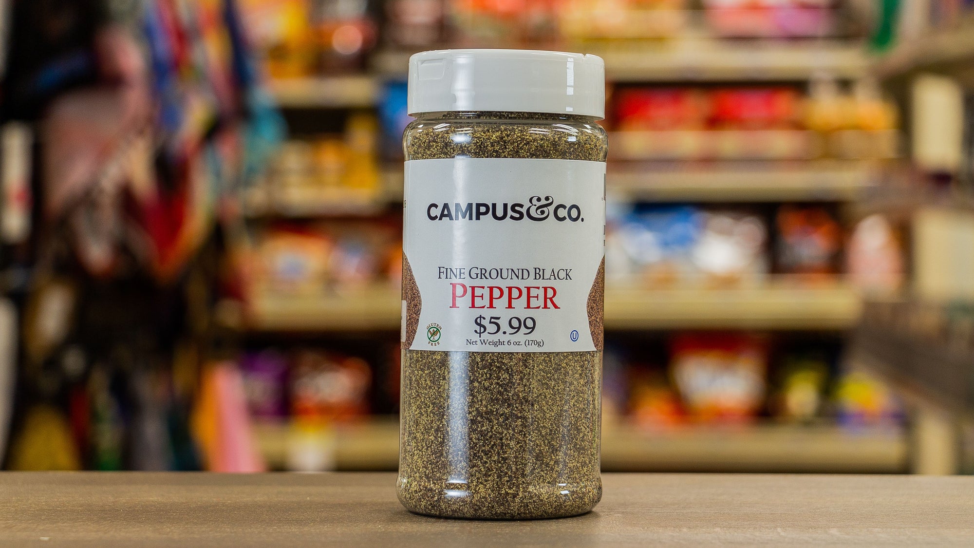 Campus&Co. Pepper Black Fine Grind 6oz