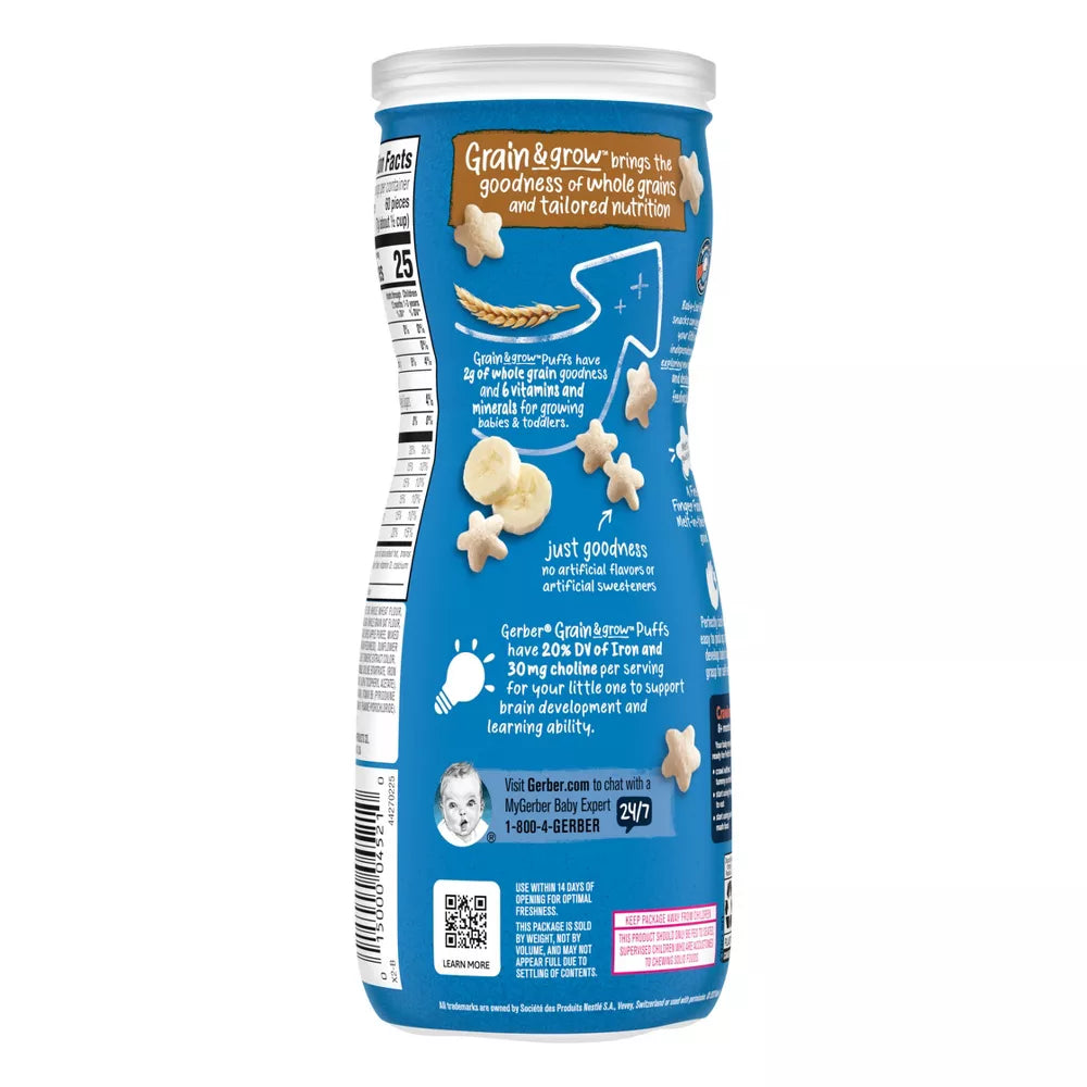 Gerber Puffs Baby Snacks Banana 1.48 oz