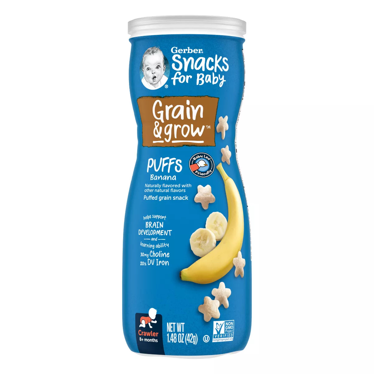 Gerber Puffs Baby Snacks Banana 1.48 oz