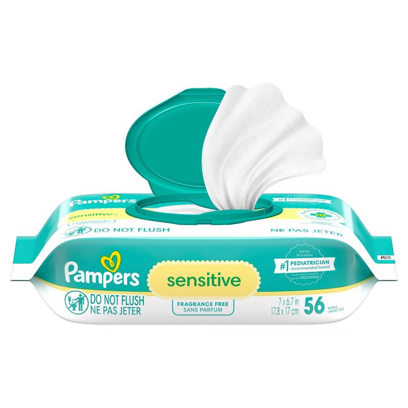 Pampers Sensitive Wipes 56ct