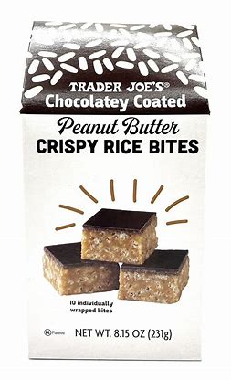 TJ Chocolatey Coated Peanut Butter Crispy Rice Bites 8.15oz