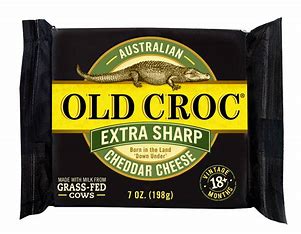 Old Croc Extra Sharp White Cheddar Cheese 7oz