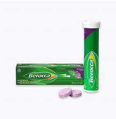 Berocca Effervescent Tablets, Raspberry Blackcurrant, 15 ct