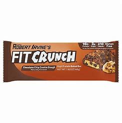 Chef Robert Irvine's FITCRUNCH High Protein Bar Chocolate Chip Cookie Dough 1.62 oz. 1 ct.