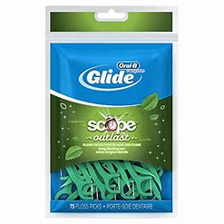 Glide Floss Picks Scope Outlast 75 ct