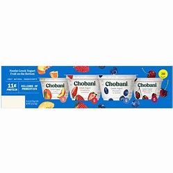 Chobani Nonfat Greek Yogurt Variety Pack 3.5oz 20ct