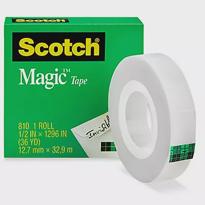 Scotch Magic Tape Refill Roll 3/4" x 1296" 1ct