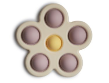 Mushie Flower Press Toy Soft Lilac