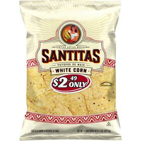 Santitas White Corn Tortilla Chips 11oz