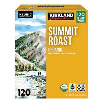 Kirkland Summit Roast Coffee K-Cups 120ct