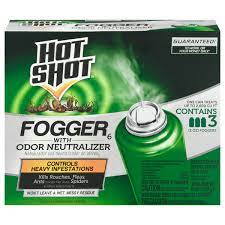 Hot Shot Fogger With Odor Neutralizer 3ct