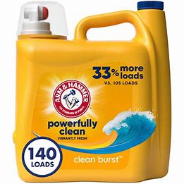 Arm & Hammer Laundry Detergent Clean Burst Scent 140fl ozs