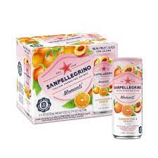 Sanpellegrino Zero Peach & Clementine 6pk + Bottle Deposit $.30