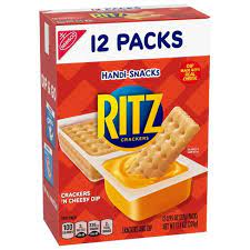 Nabisco Handi-Snacks Ritz Crackers + Cheese Dip 12ct