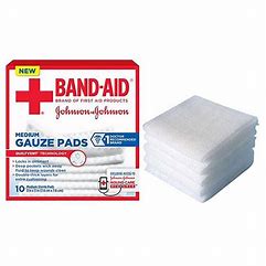 Band-Aid Gauze Pads 3x3 10ct