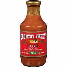 Country Sweet Barbecue Sauce 21oz