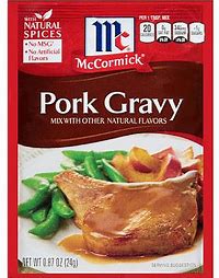 McCormick Pork Gravy Mix 0.87oz