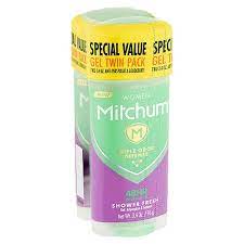 Mitchum Womens Deodorant Shower Fresh Twin Pack Two 3.4 oz