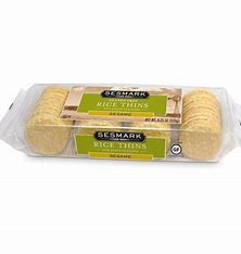 Sesmark Rice Crackers Sesame 4.25oz