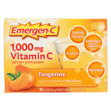 Emergen-C 1000mg Vitamin C Tangerine 30 packets