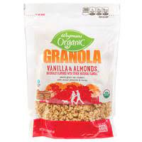 Wegmans Organic Granola Vanilla + Almonds 40oz