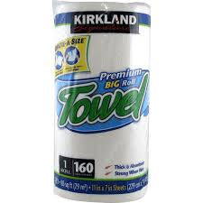 Kirkland Paper Towel Create-A-Size 2-ply 160