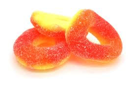 Albanese Gummi Peach Rings 10oz